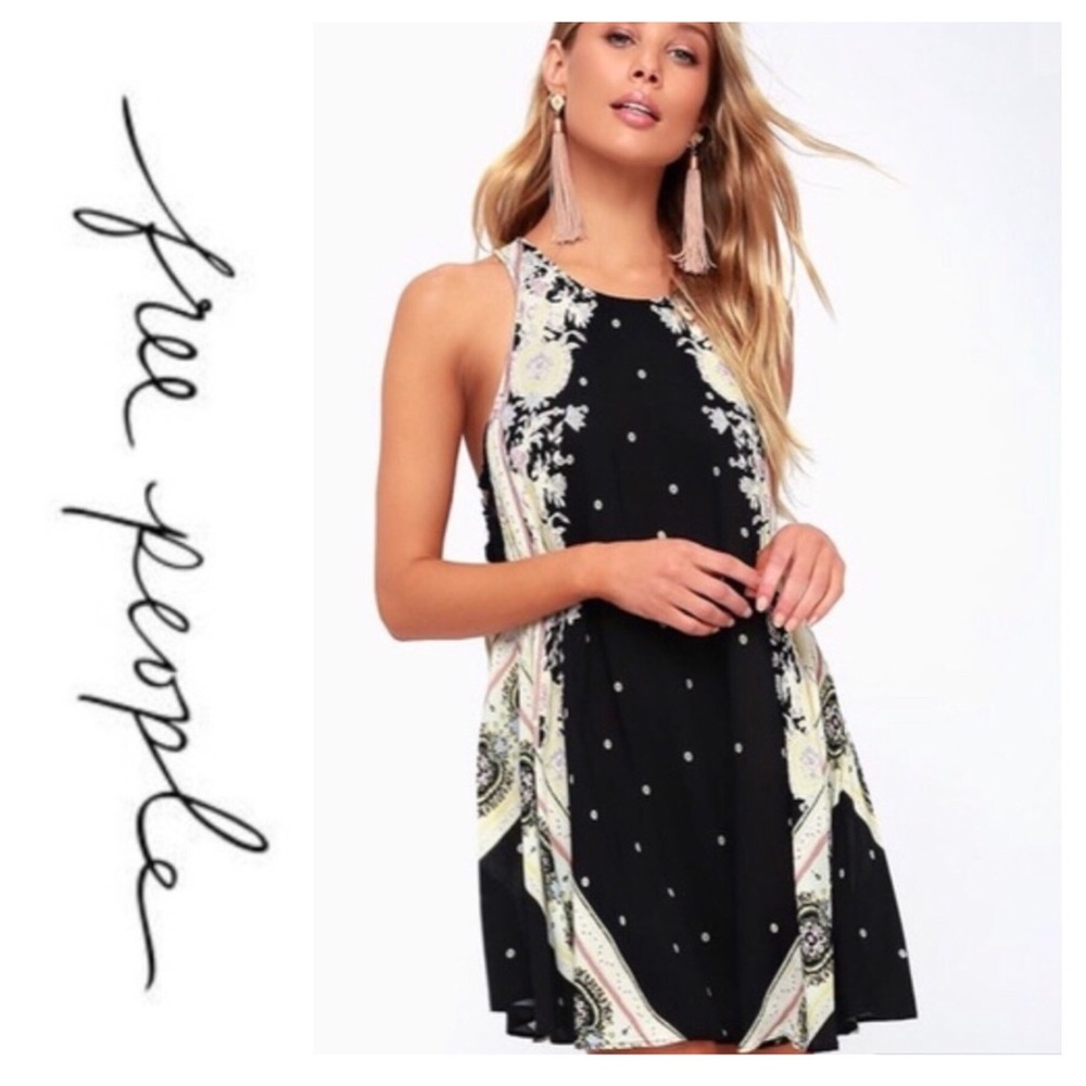 🦋NWT Free People Darjeeling Printed Mini Slip🦋